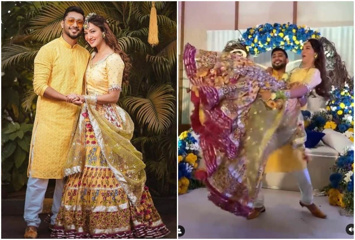 Gauhar Khan in Pre Wedding Festivities Dances on Dhol Beats With Would Be Husband Zaid Darbar