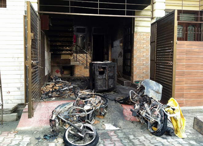 House fire burns other items including bikes