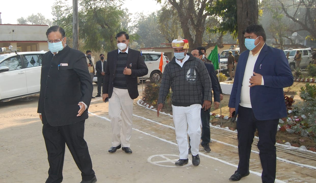 District judge, DM and SP inspected the jail