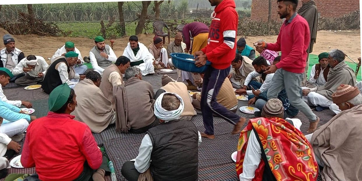 Anger over stopping farmers from visiting Baghpat provoked