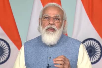 आईआईएसएफ के कार्यक्रम को संबोधित करते पीएम मोदी