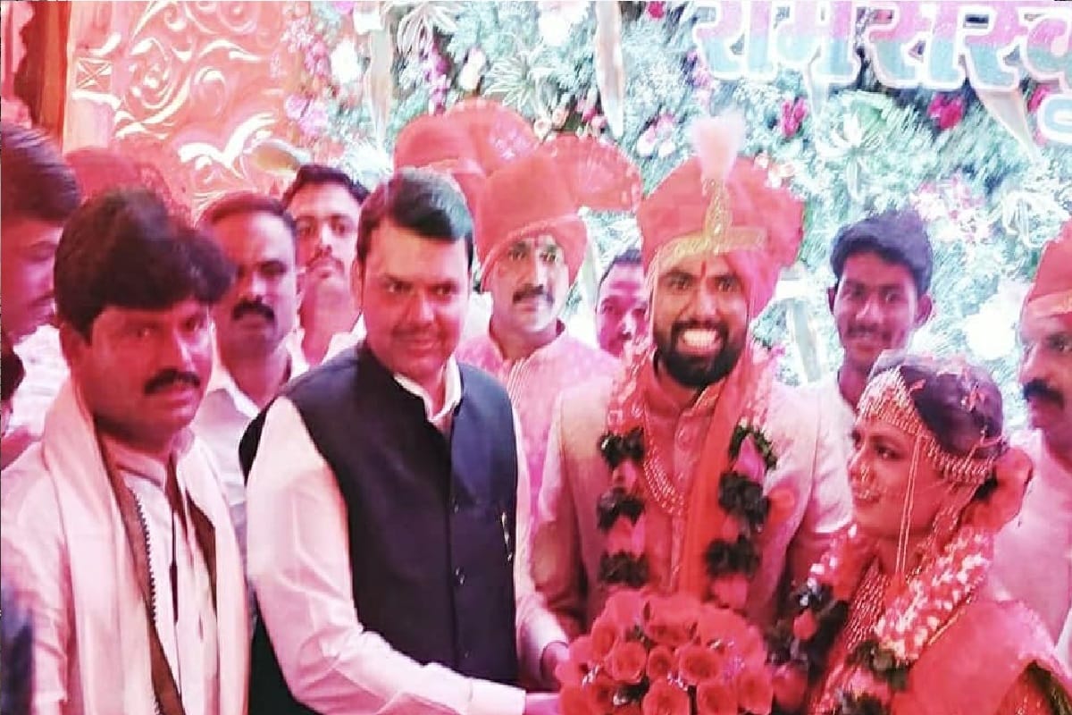 Maharashtra: COVID-19 norms go for a toss at BJP MLA Ram Satpute wedding in Pune, Devendra Fadnavis also joined