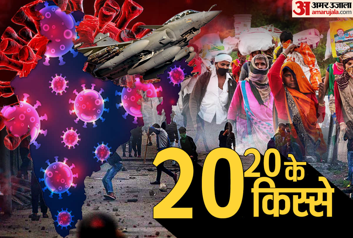 Year Ender 2020: Top 20 Big Events in India: year ender 2020 20 big events of india like caa nrc delhi riots coronavirus tablighi jamaat markaz yes bank crisis nirbhya verdict amphan cyclone india china clash kanpur bikru case