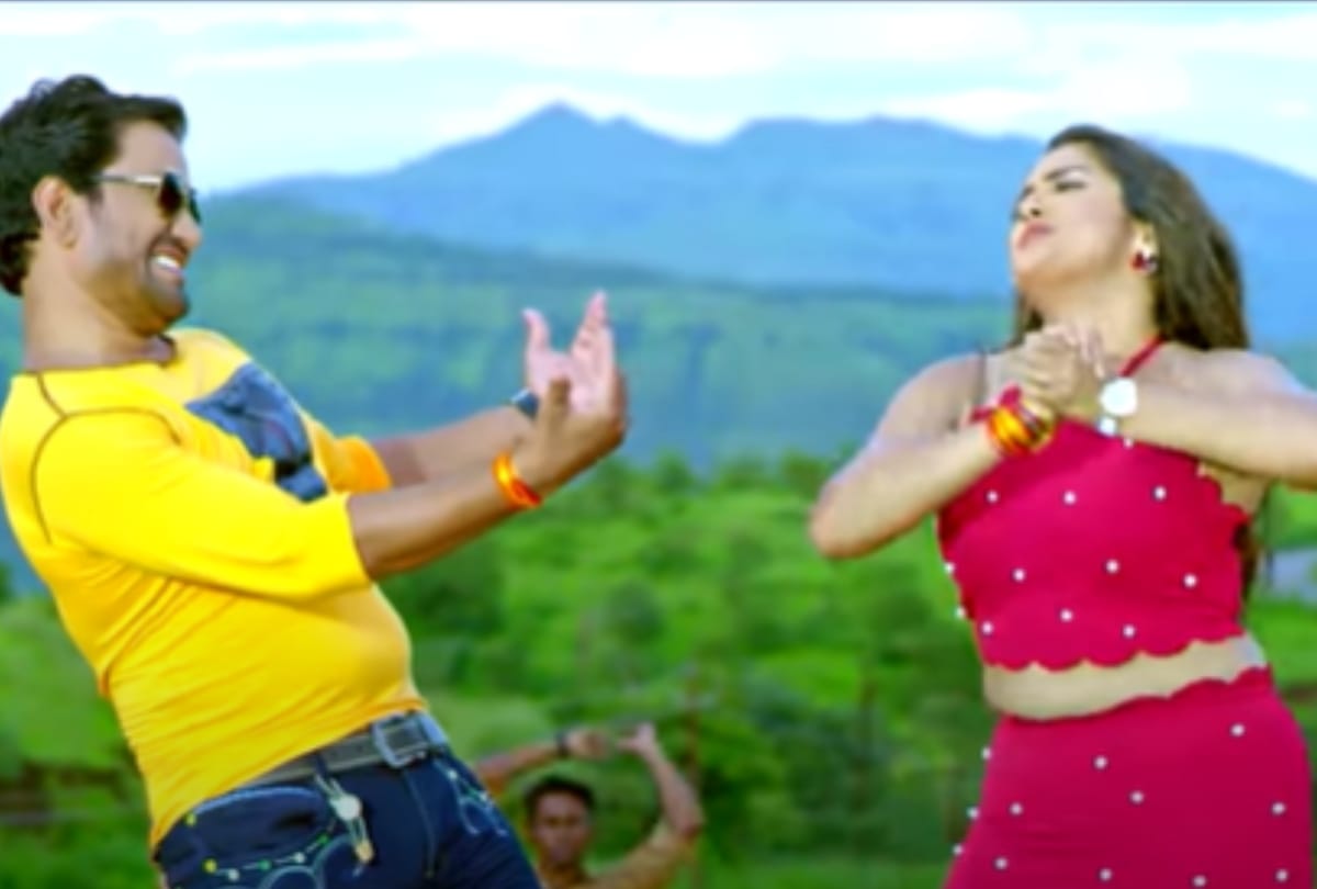 Bhojpuri gana video dinesh lal yadav nirahua and amarapali dubey song Chumma Se Dihala