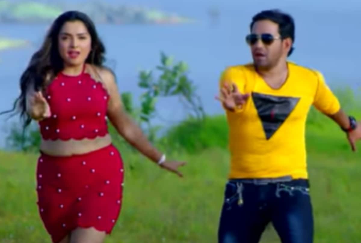Bhojpuri gana video dinesh lal yadav nirahua and amarapali dubey song Chumma Se Dihala