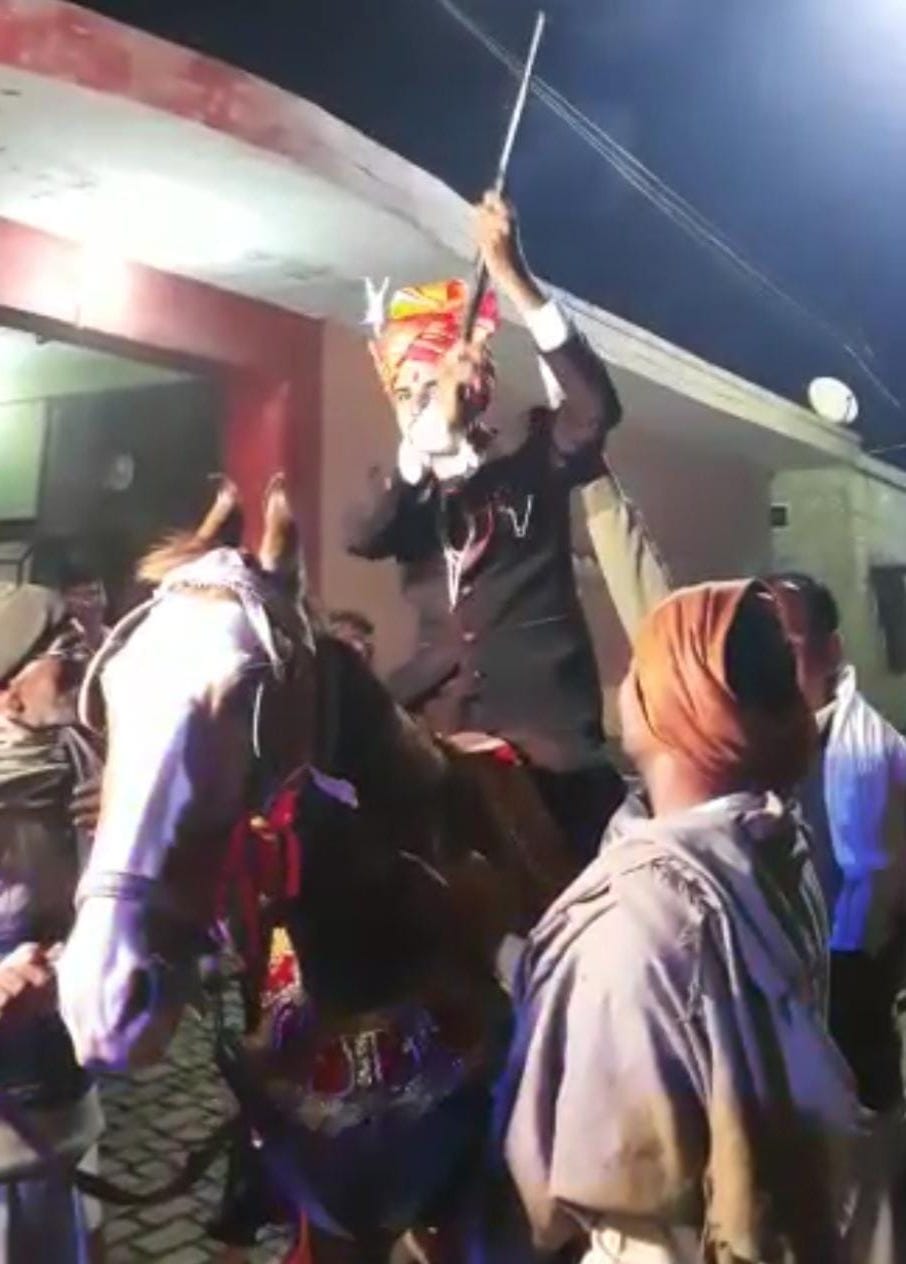 Video of groom firing from illegal position as viral