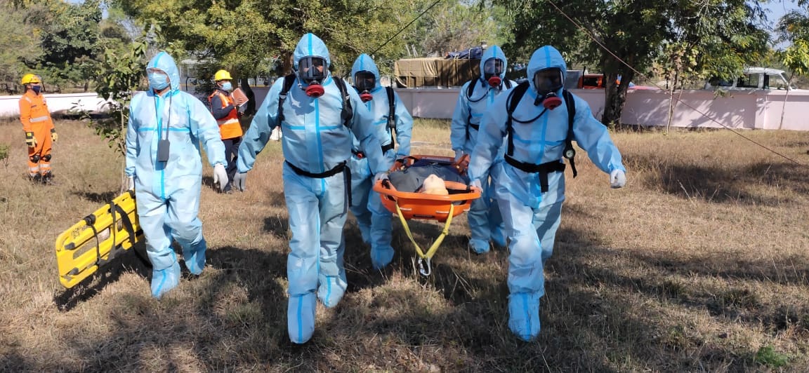 ndrf mockdrill for security