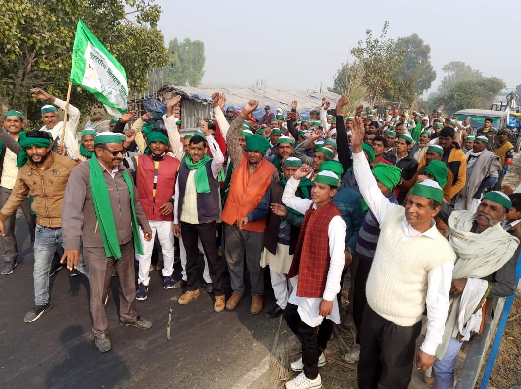 farmers went to delhi in protest