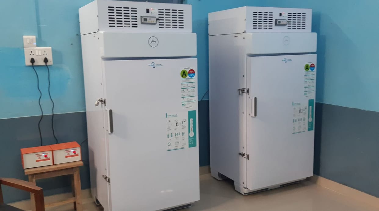Coldchain ready, now waiting for vaccine