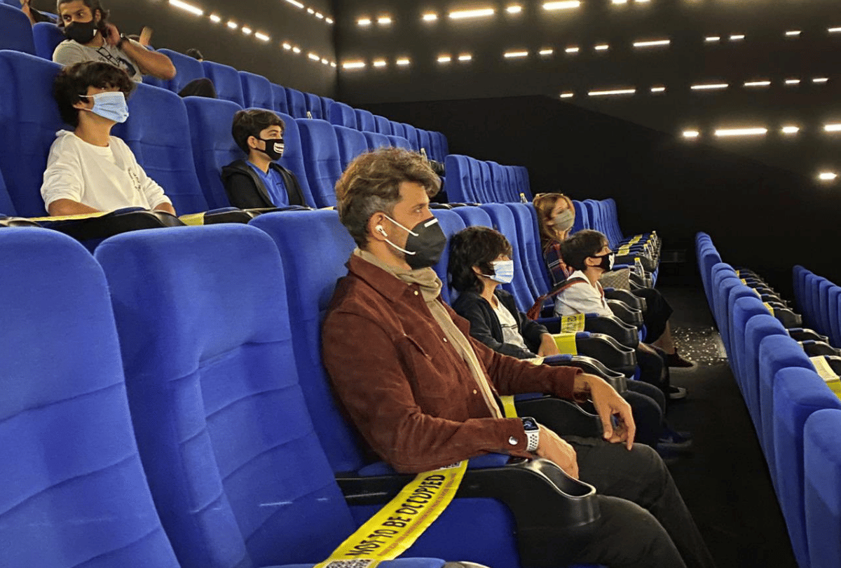 Hrithik Roshan watches Wonder Woman 1984 With his Ex Wife Sussanne Khan and sons at a cinema hall