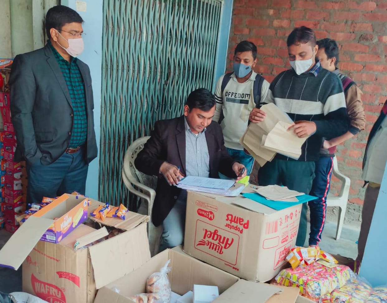 Food safety team raided ten stores, eight samples taken