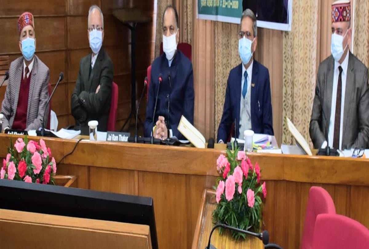 CM Jairam Thakur in meeting of Himachal Nasha Nivaran Board at Shimla