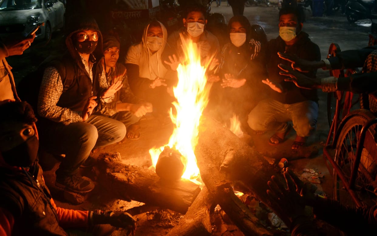 The next three days will be extremely cold, fog will engulf