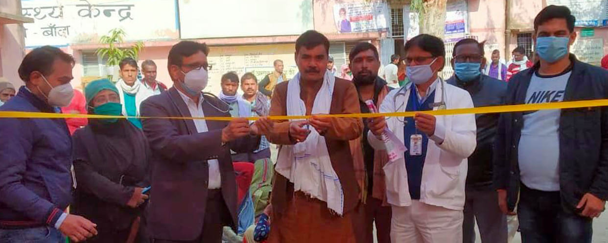 100 mental patients treated in the camp