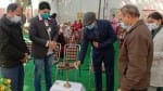 बेहट सीएचसी में मानसिक स्वास्थ्य शिविर का दीप प्रज्जवलित कर शुभारंभ करते अपर मुख्य चिकित्साधिक?