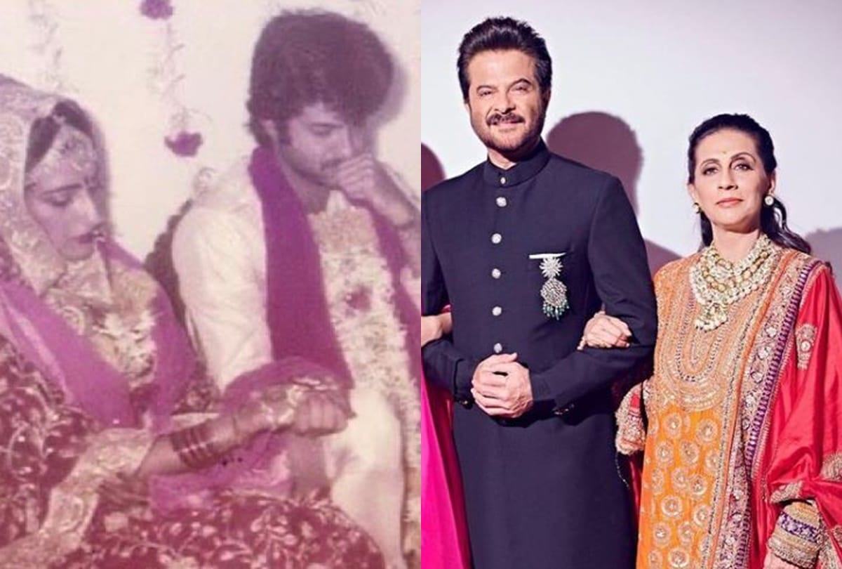 Happy Birthday Anil Kapoor He got emotional when he saw his wife Sunita as a bride on their wedding day