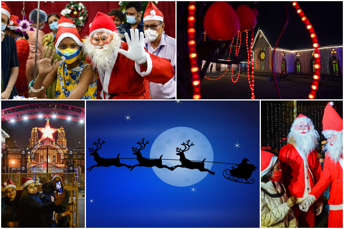 Christmas Eve celebration in India, see pictures