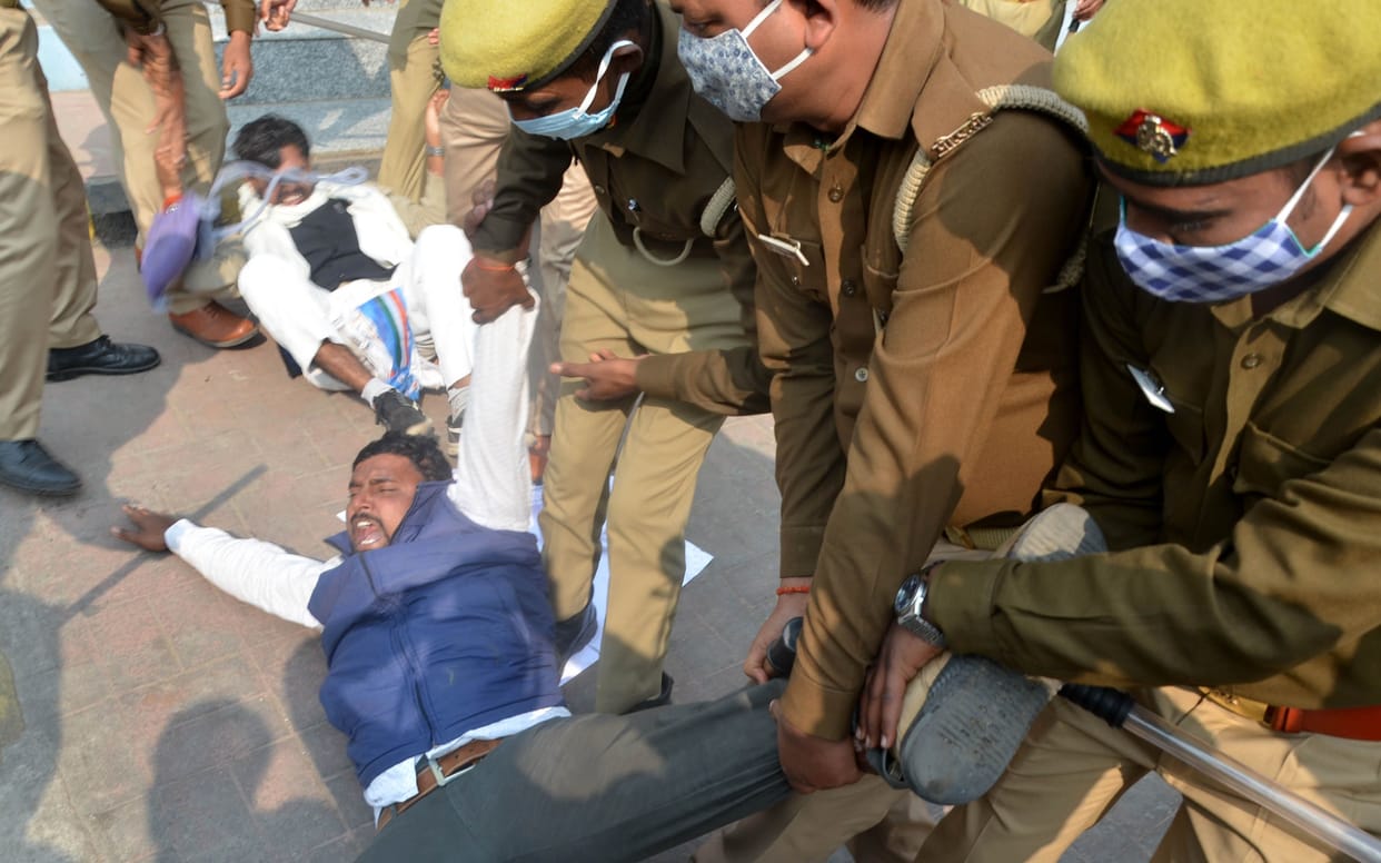 Fasted in protest against agricultural laws, arrested