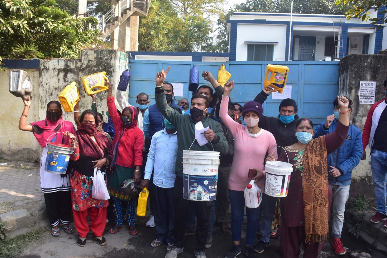 Demonstration for water bodies