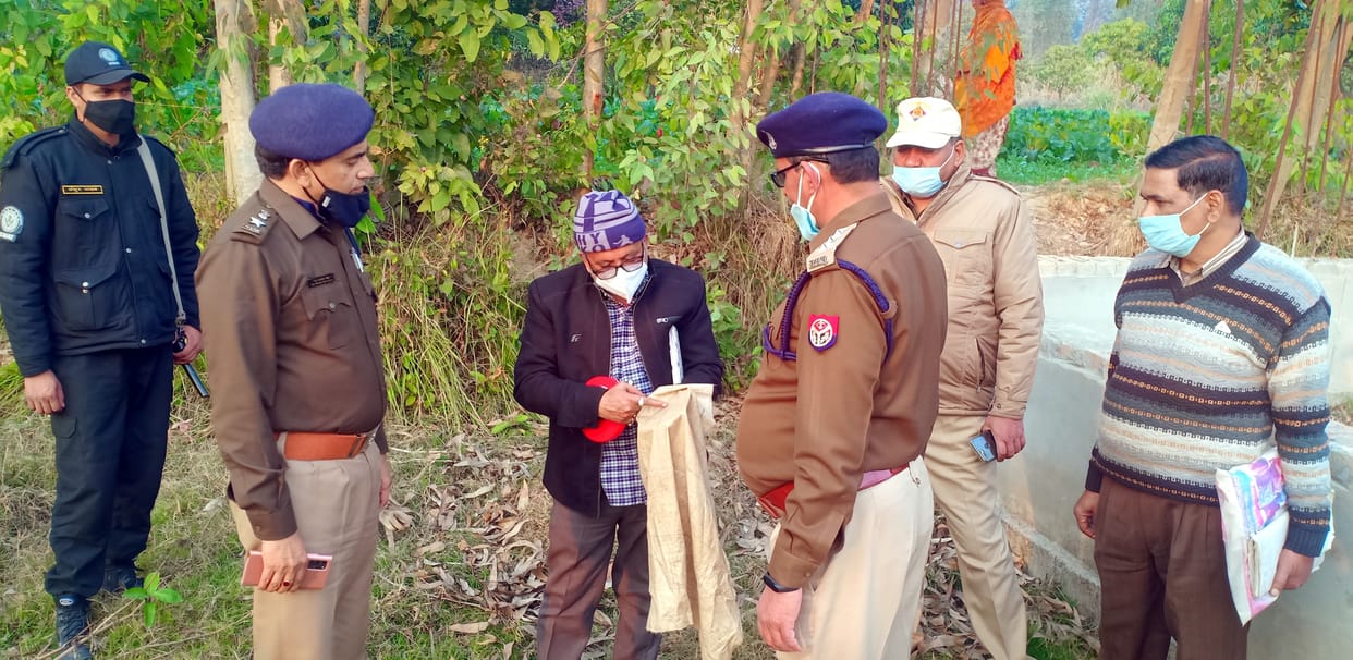 SP inspected the land of the police station
