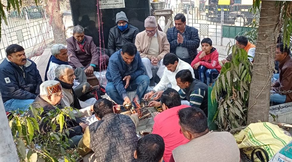 Yagya organized on Chaudhary's birthday