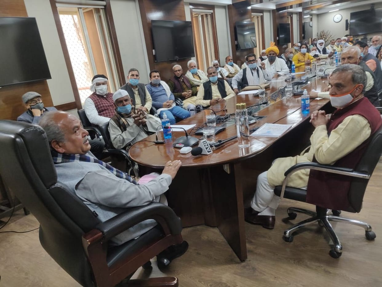 Farmers met agriculture minister, sought farmers tribunal in every district
