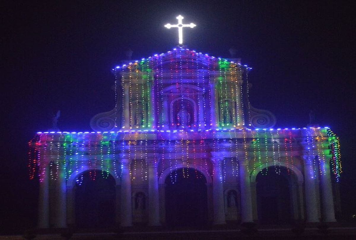 Merry Christmas People Says Celebration In Christian Society
