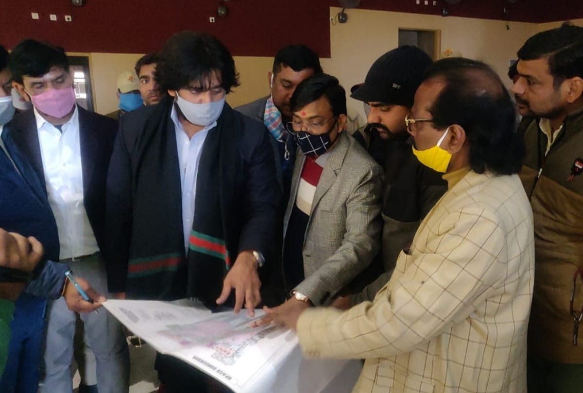 Gorakhpur Mahotsav 2021: MP Ravi Kishan inspected Gorakhpur festival site