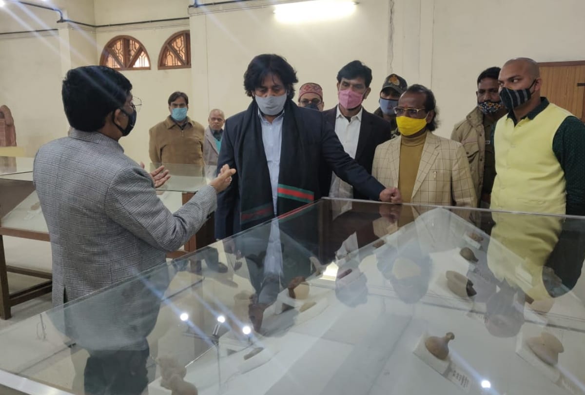 Gorakhpur Mahotsav 2021: MP Ravi Kishan inspected Gorakhpur festival site