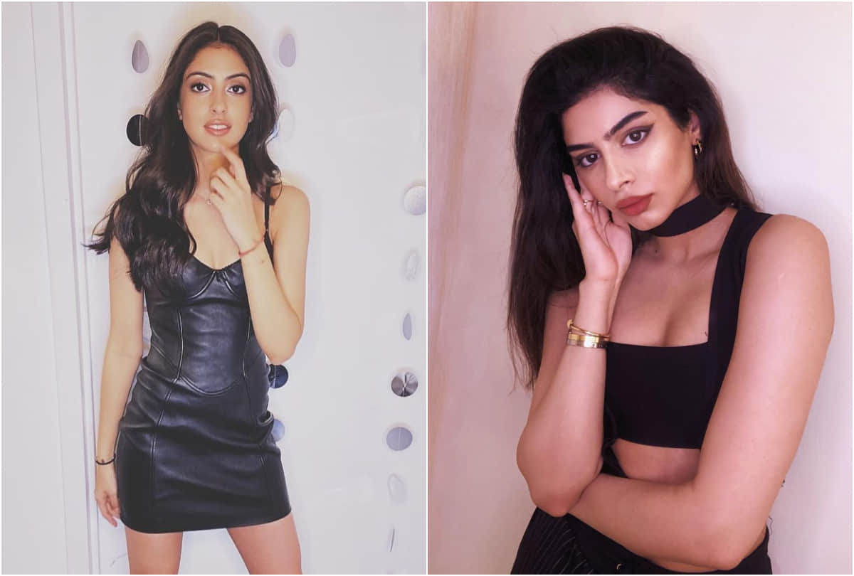 amitabh bachchan granddaughter navya nanda and khushi kapoor public her instagram account see glamorous photos