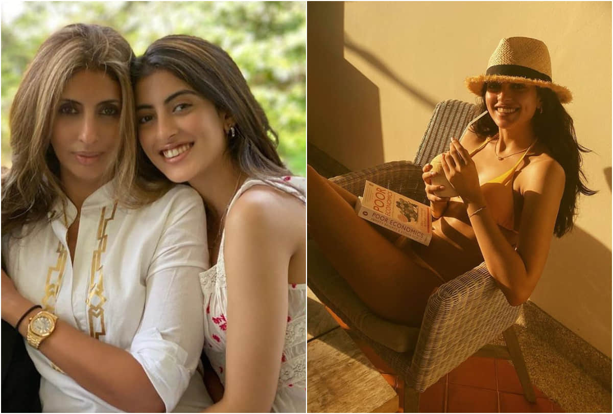 amitabh bachchan granddaughter navya nanda and khushi kapoor public her instagram account see glamorous photos