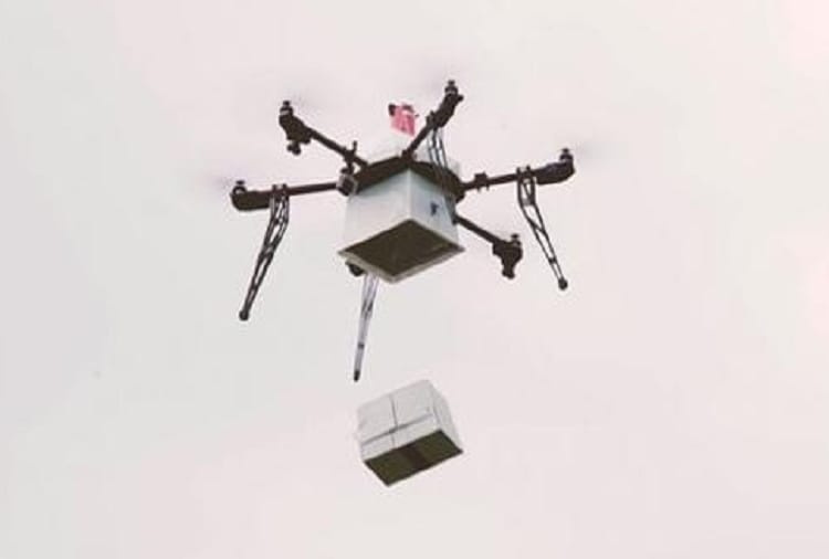 A drone was noticed by BSF in Gurdaspur of Punjab