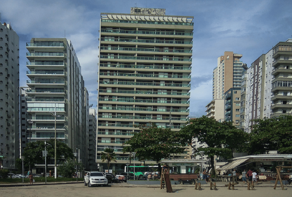brazil santos tilted tower like leaning tower of pisa