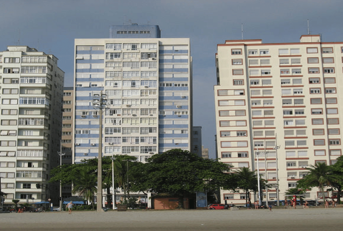 brazil santos tilted tower like leaning tower of pisa