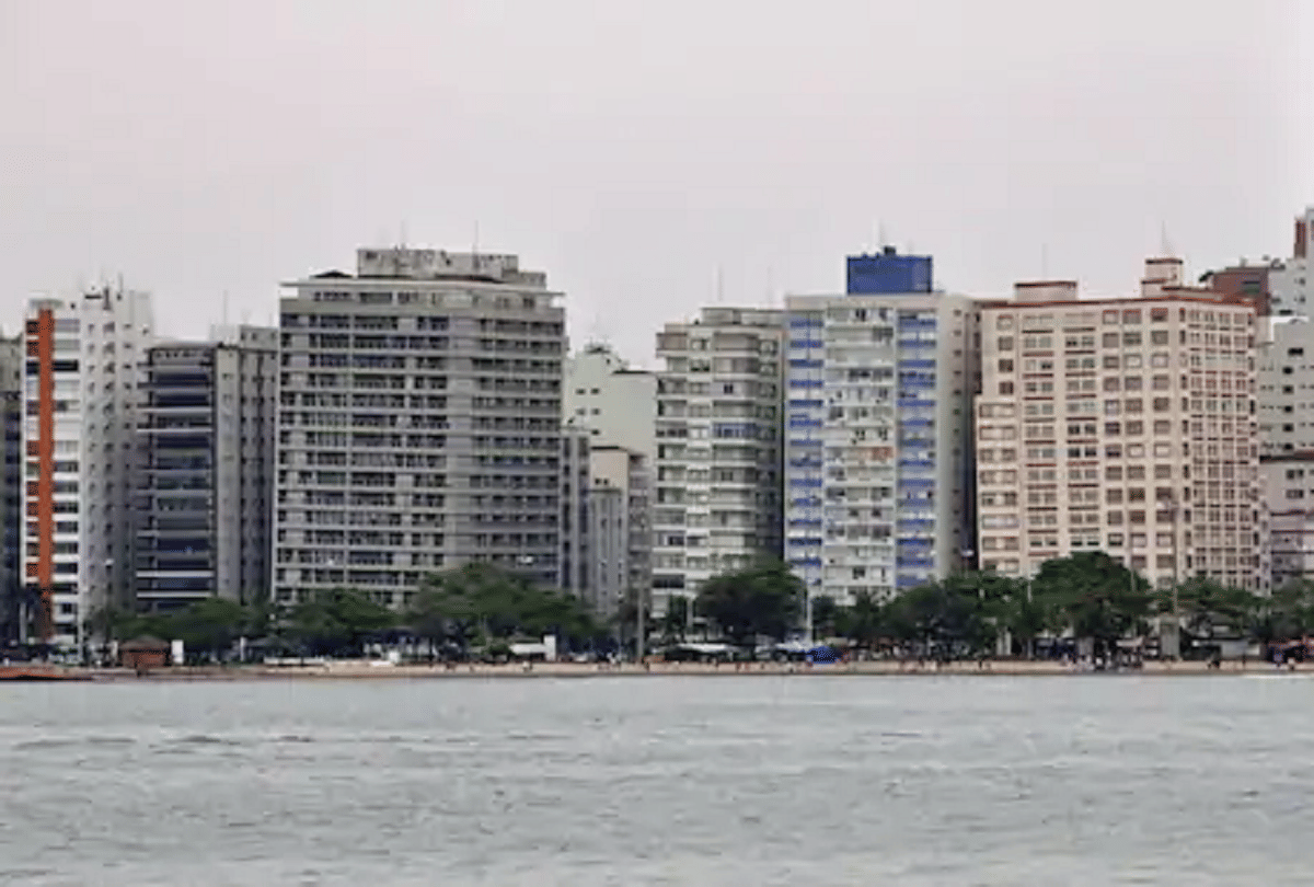 brazil santos tilted tower like leaning tower of pisa