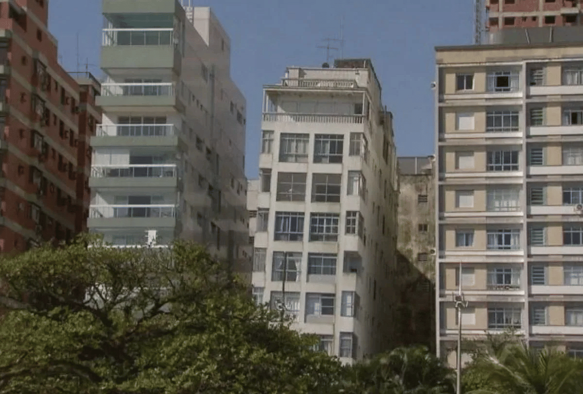brazil santos tilted tower like leaning tower of pisa