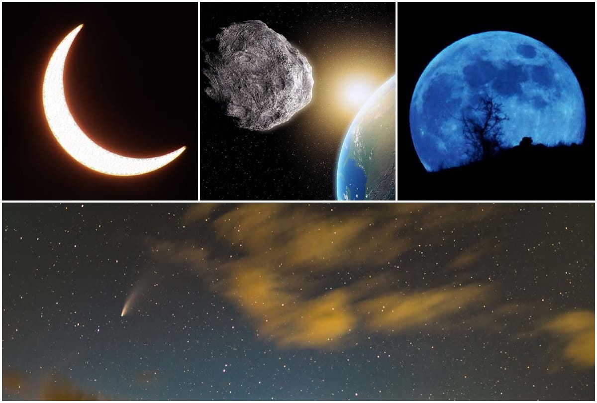 asteroid sloar eclipse lunar eclipse dhumketu blue moon and many more year 2020 most amazing things