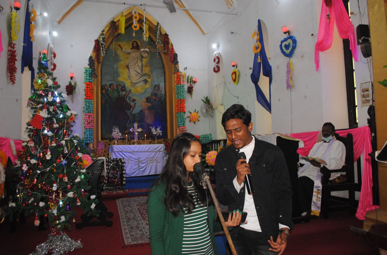 Jingle bells echoed in churches .. Jingle bells .. Youth steeped in fun