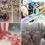 भाजपा के कार्यक्रमों का किसानों ने किया विरोध।