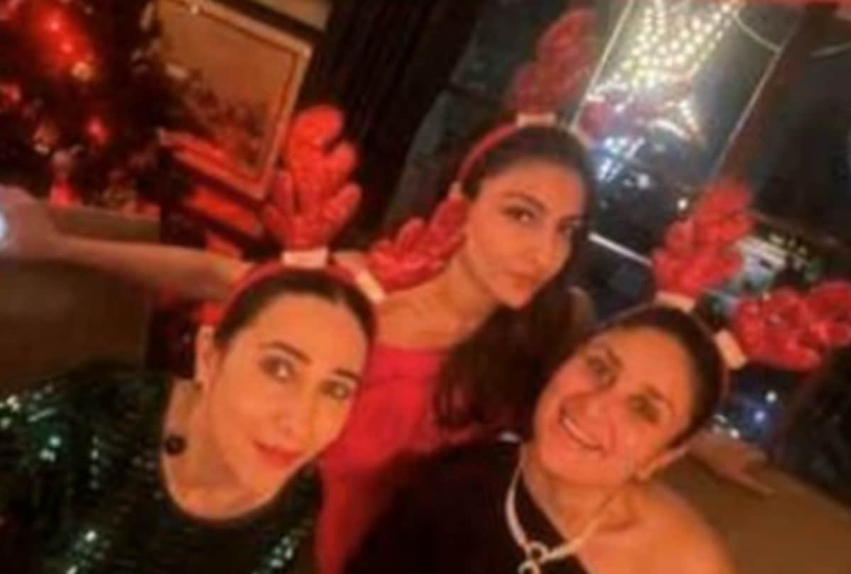 Kareena Kapoor Khan saif ali khan karisma kapoor and other celebrates Christmas see photo