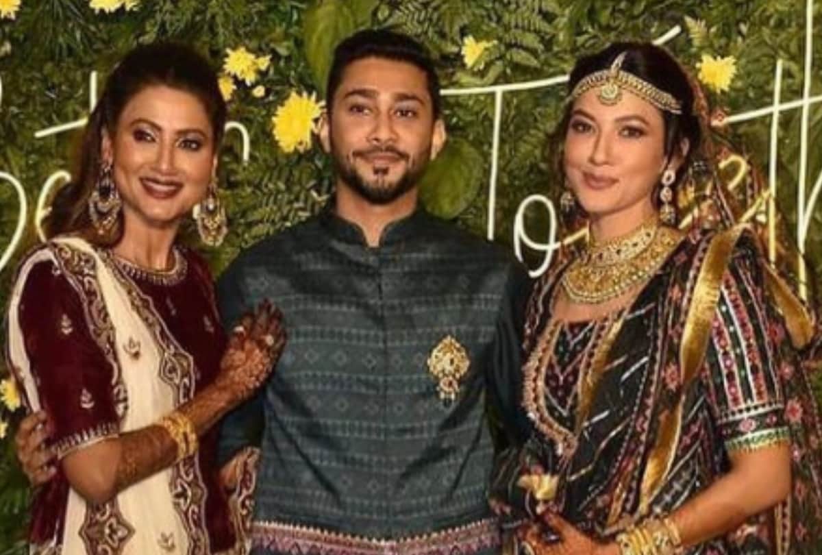 Gauahar Khan and zaid darbar sangeet ceremony photos