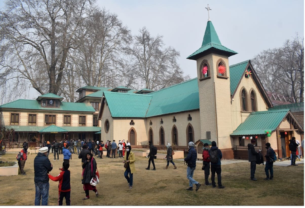 Christmas celebration photos jammu kashmir