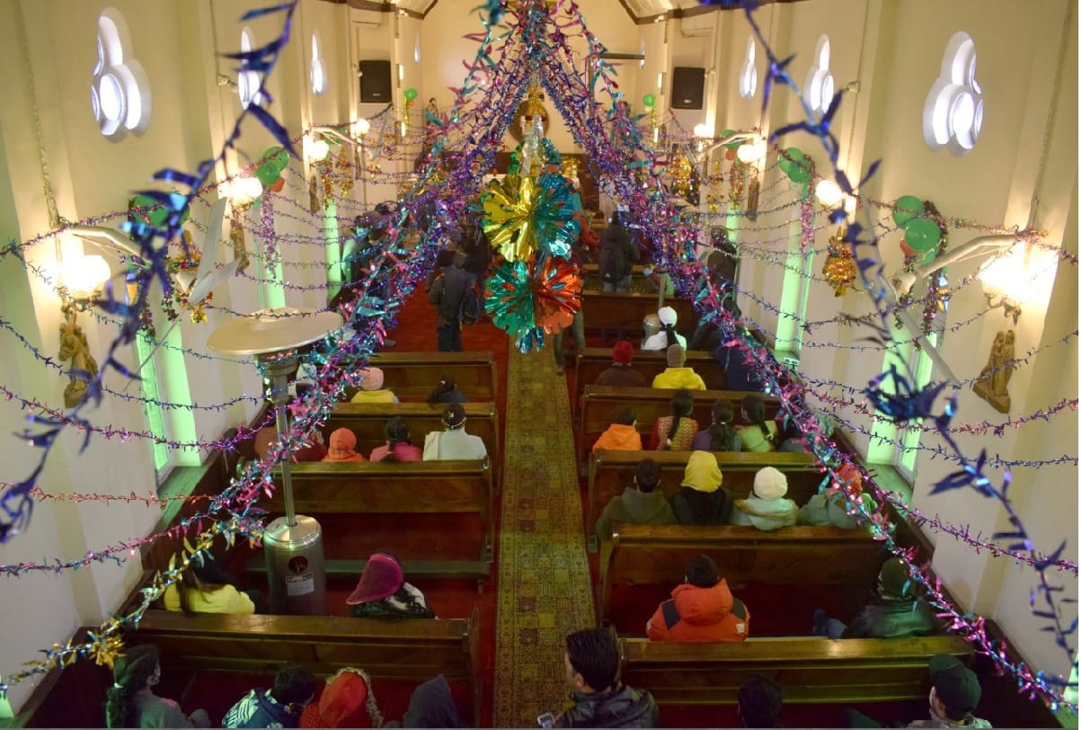 Christmas celebration photos jammu kashmir