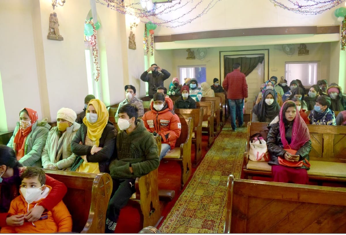 Christmas celebration photos jammu kashmir