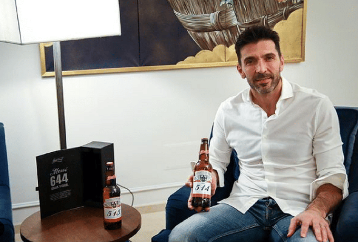 Budweiser celebrated a unique celebration on Messi 644th goal, sent a special beer bottle to 160 goalkeepers