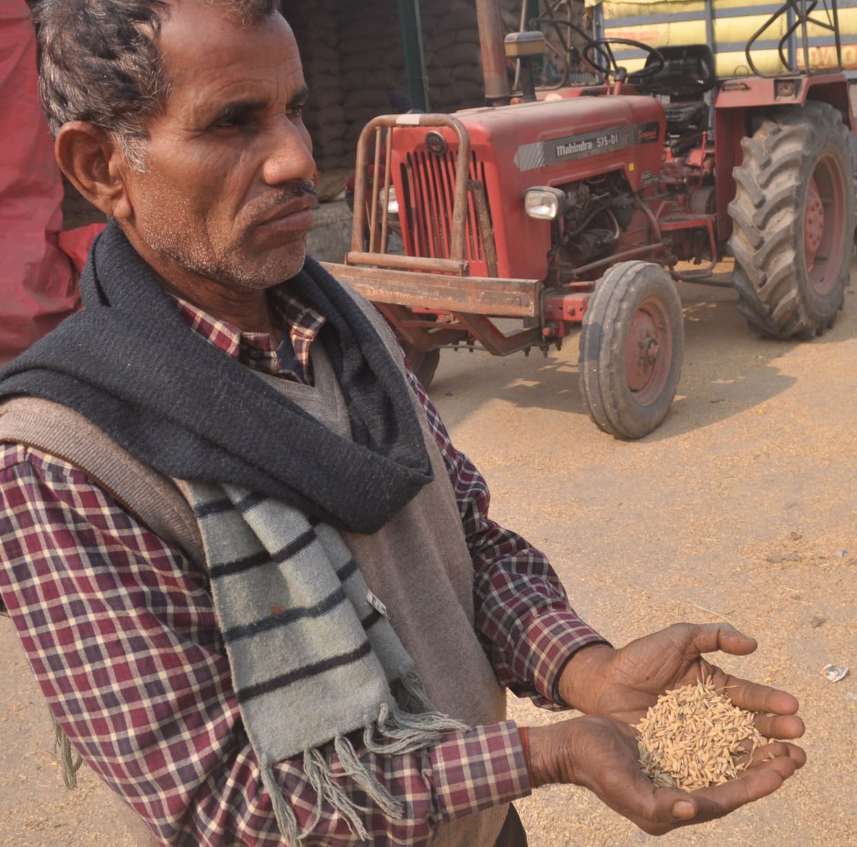 farmers problem in dhan khareed