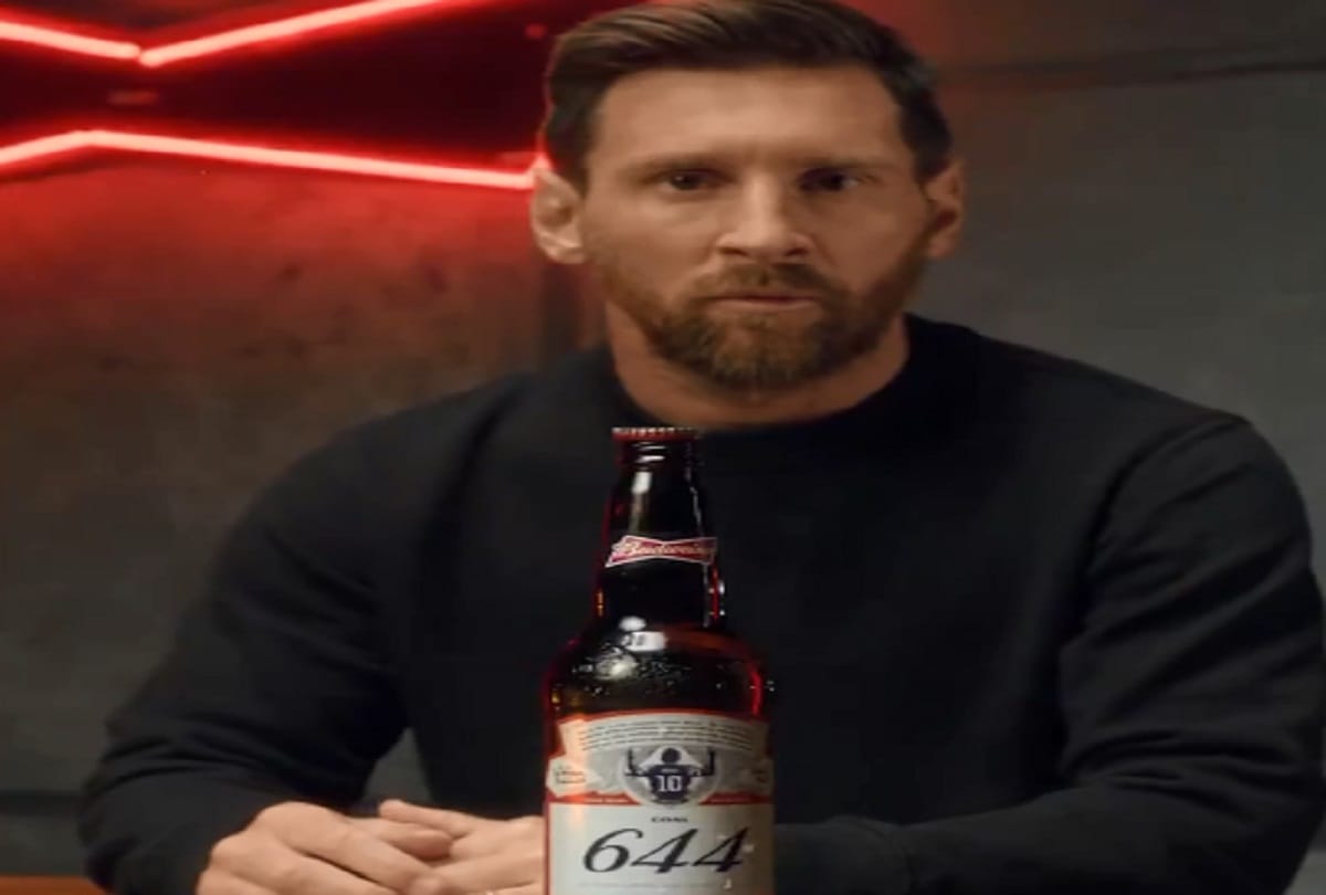 Budweiser celebrated a unique celebration on Messi 644th goal, sent a special beer bottle to 160 goalkeepers
