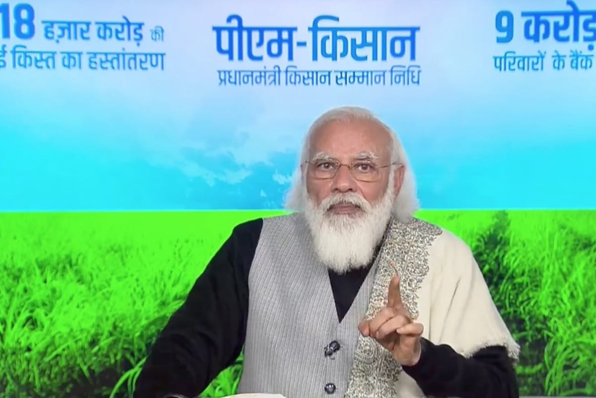 pm modi release installment of pm kisan samman nidhi farmers protest farm laws bengal govt opposition election