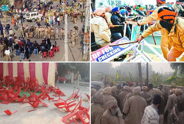 Kisan Andolan: Ruckus During Atal Bihari Vajpayee Jayanti Program In Punjab, Farmers Protests at Many Places