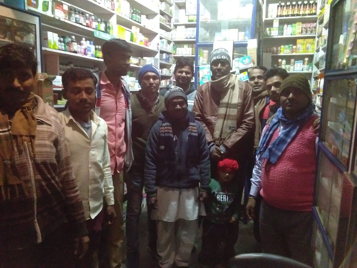 Traders celebrated Atal Bihari's birthday